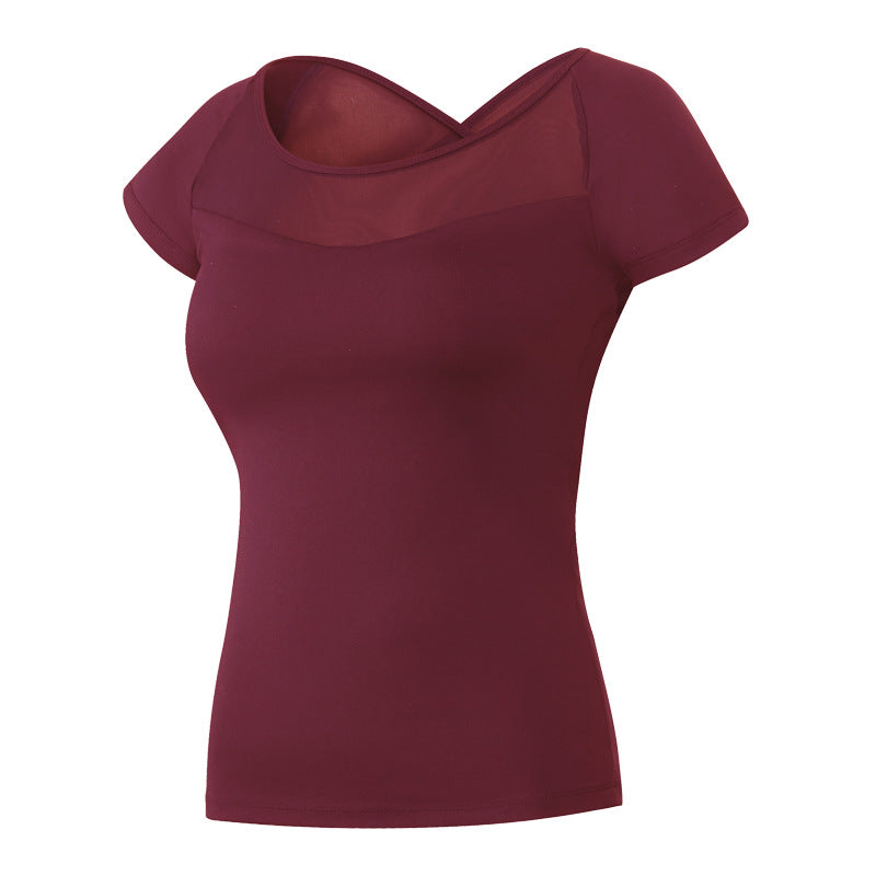 Yoga Suit With Bra Pad Nylon High Elasticity, Quick Drying And Thin