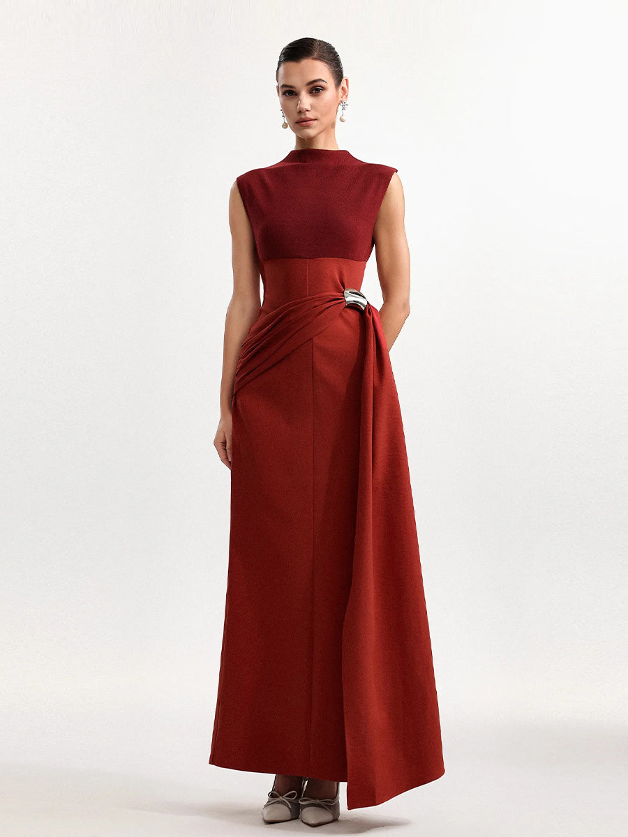Amara Maxi Dress In Red