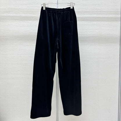 Miumiu 2026 Pants with Rhinestone Embroidery Silk Viscose 356809