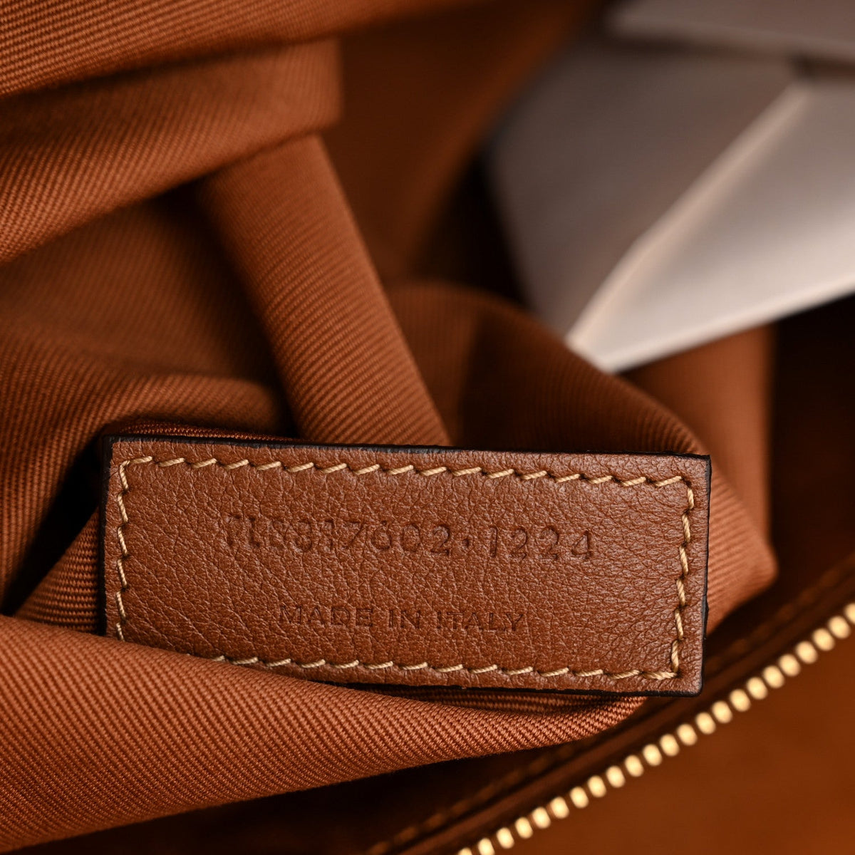 Calfskin Y Tote Brick