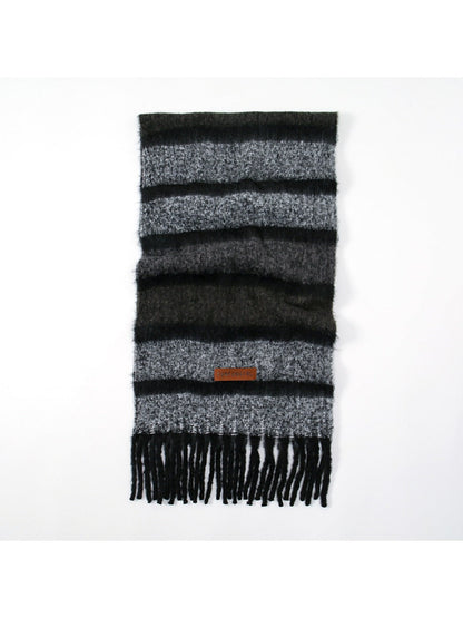 Sscarvii - Maillard Winter Tassel Scarf