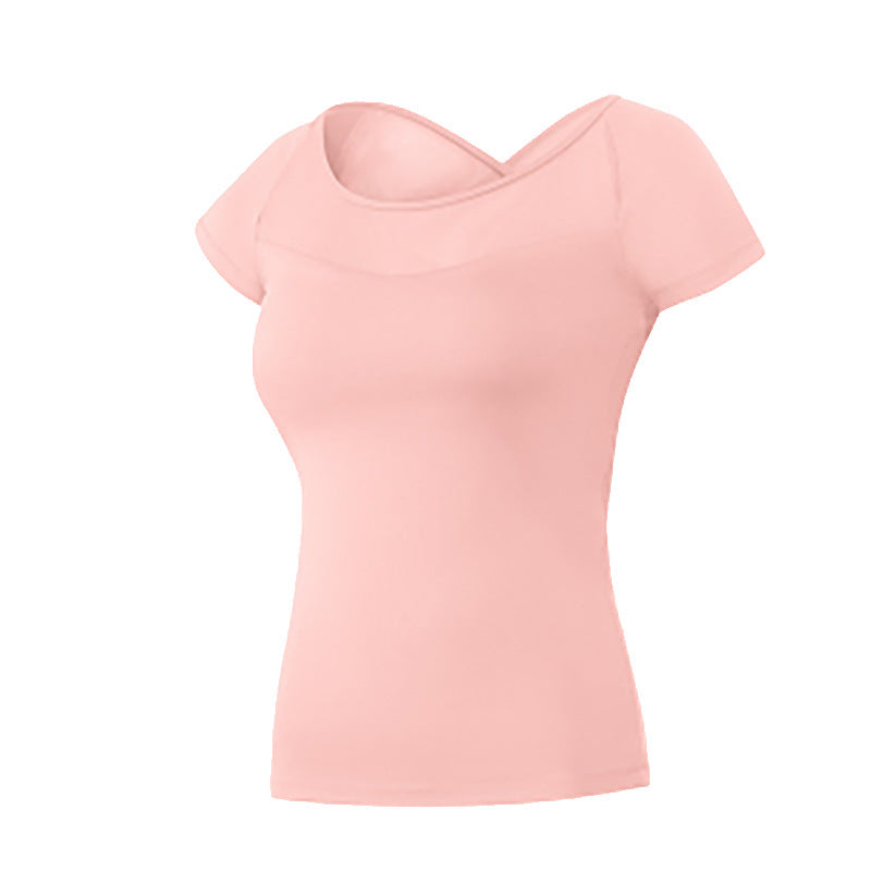 Yoga Suit With Bra Pad Nylon High Elasticity, Quick Drying And Thin