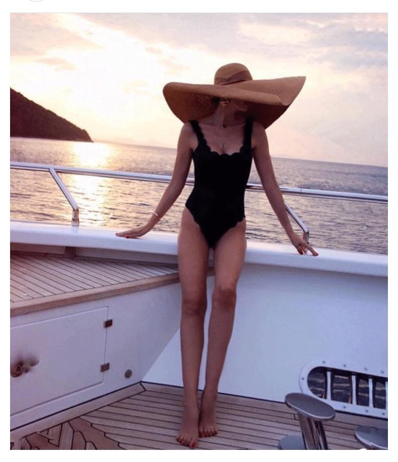 Retro Fashion Oversized Straw Hat