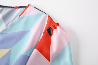 Women'S Holiday Loose Print Dress