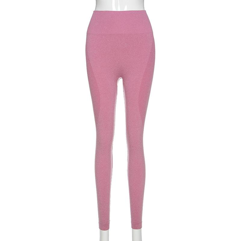 Summer Style Seamless Knitted Sexy Hip Yoga Fitness Pants