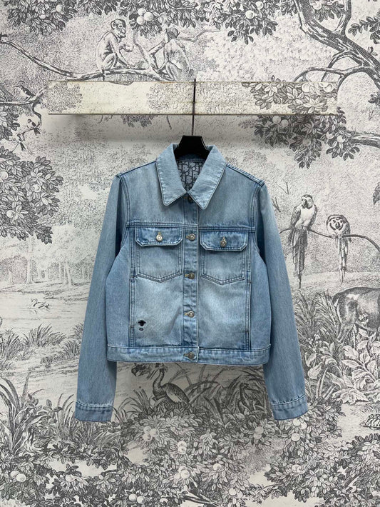 CD 25 Denim Jacket Light Blue Cotton