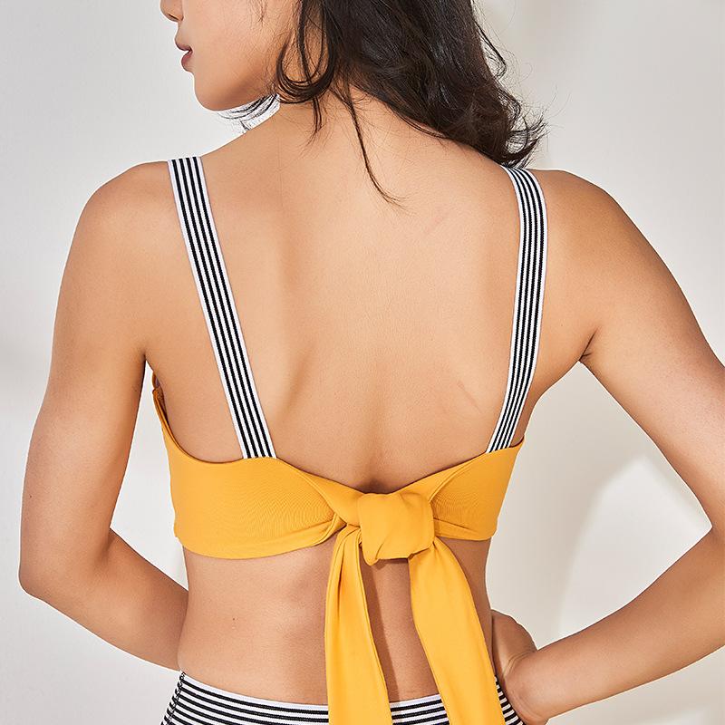 Quick-Drying Yoga Fitness Sports Bra Female Hollow Adjustable Sports Bra Beautiful Back