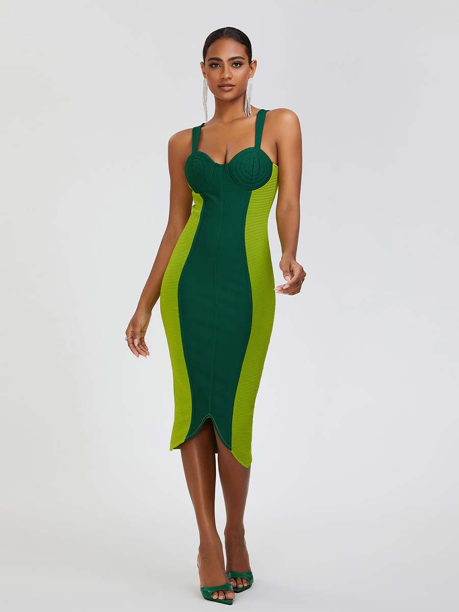 Vivianna Bandage Midi Dress