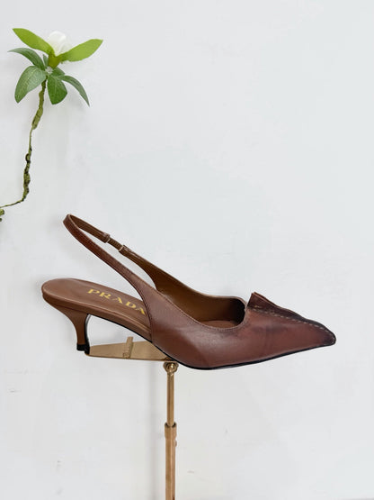 PRA 26SS Slingback 55 Brown Cowhide 592413