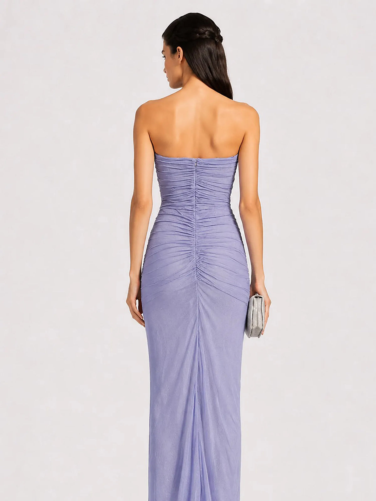 Catalina Floral Cut-Out Strapless Maxi Dress