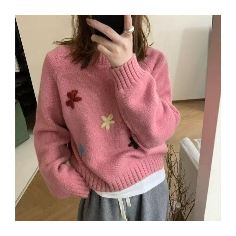 Hand Crochet Pullover Sweater