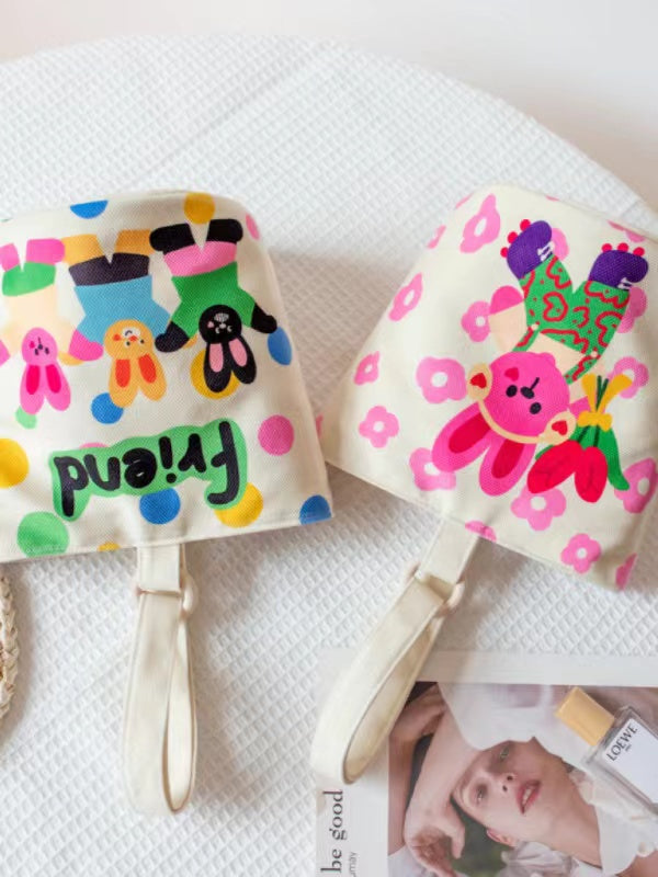 Cartoon Rabbit Shoulder Underarm Bucket Bag