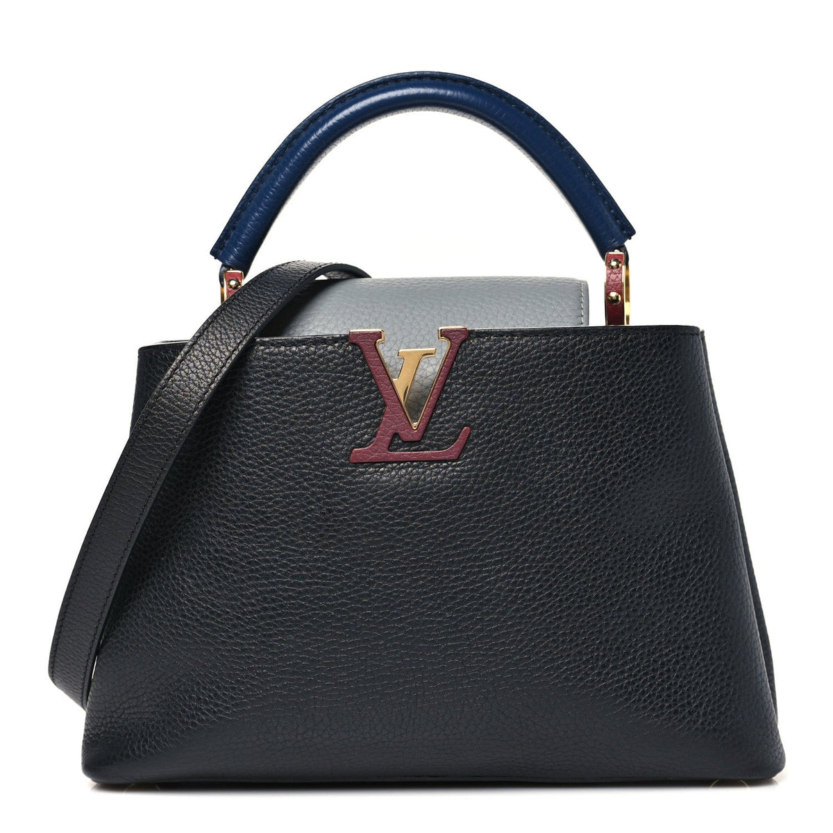 Taurillon Capucines BB Black Grey Blue