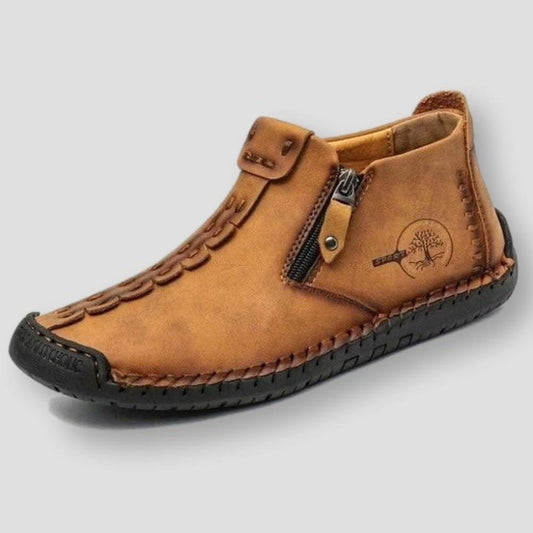 Saint Morris Leather Ankle Boots