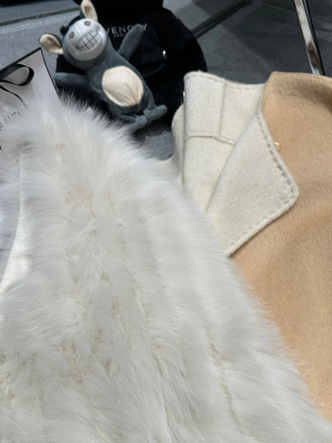 CHANEL 25S REVERSIBLE FOX FUR JACKET 591