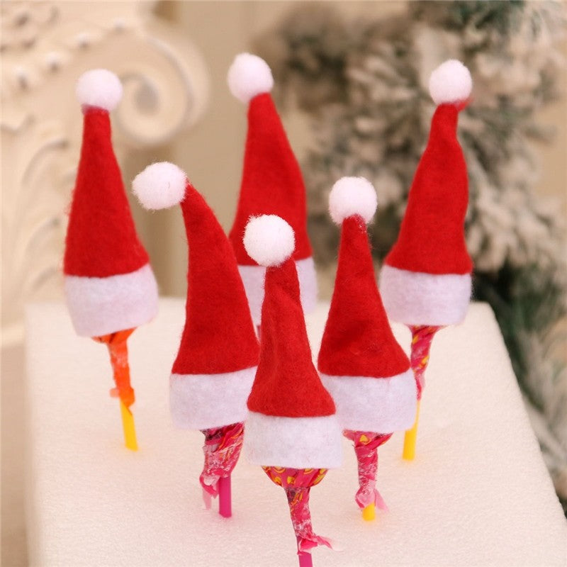 Red Mini Non-Woven Fabric Lollipop Hat