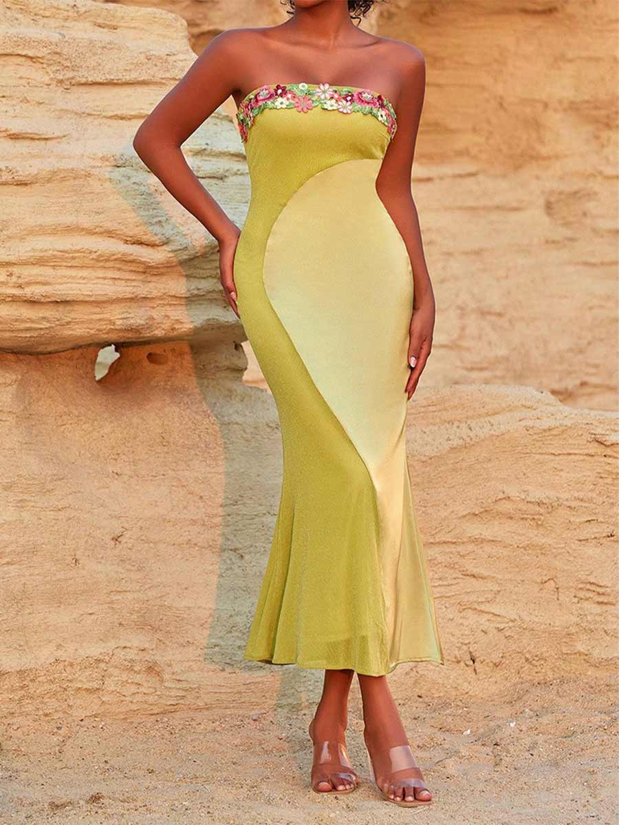 Ilaria Flower Maxi Dress