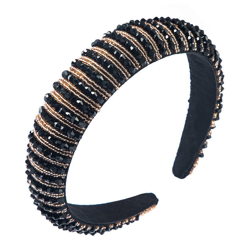 Handcrafted Beaded Headband Stylish Daily Hair Accessory