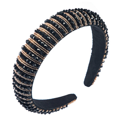 Handcrafted Beaded Headband Stylish Daily Hair Accessory