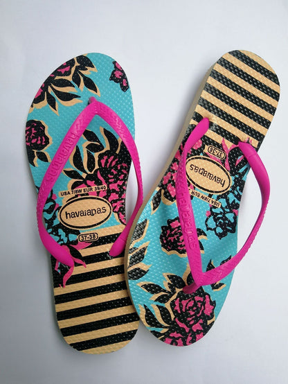 Flip-Flops Women'S Slippers Flat-Bottom Holiday Beach Shoes Seaside Anti-Skid Sandals
