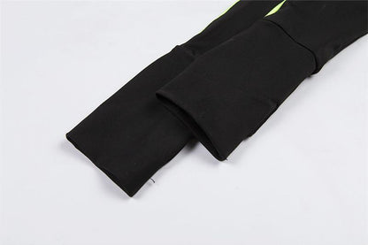 Fashion Color-Block Yoga Suits