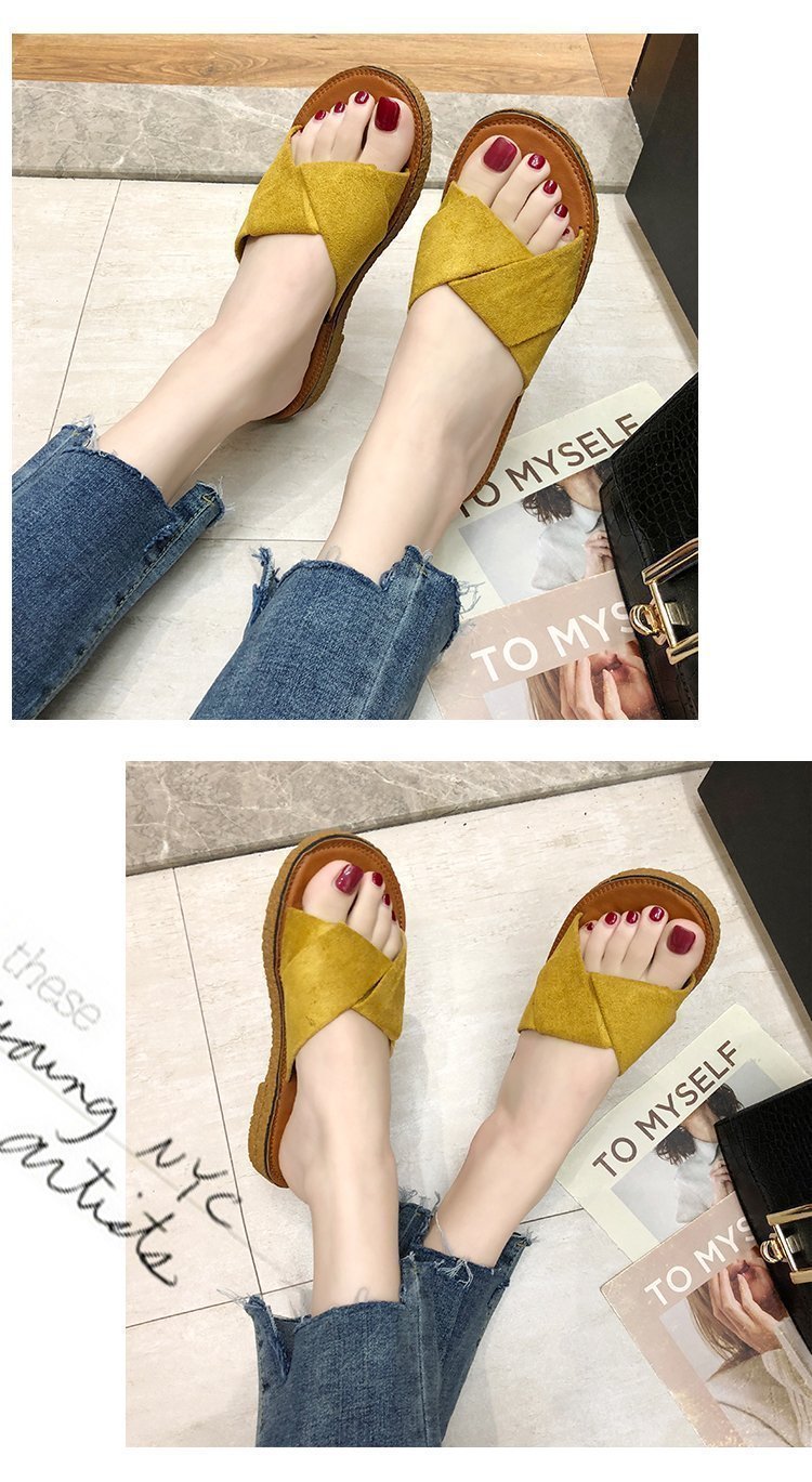 Ins Beach Flat Shoes Sandals And Slippers