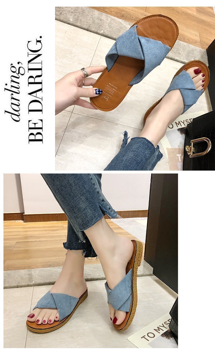 Ins Beach Flat Shoes Sandals And Slippers