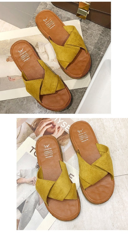 Ins Beach Flat Shoes Sandals And Slippers