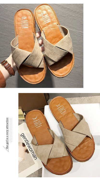 Ins Beach Flat Shoes Sandals And Slippers