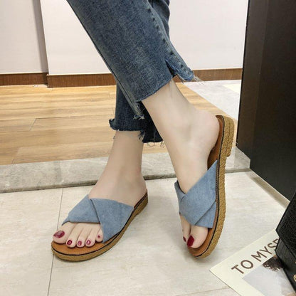 Ins Beach Flat Shoes Sandals And Slippers