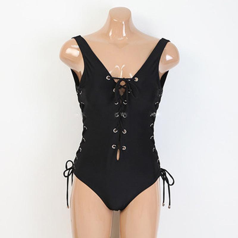 Sexy Strappy Beach One-Piece Swimsuit