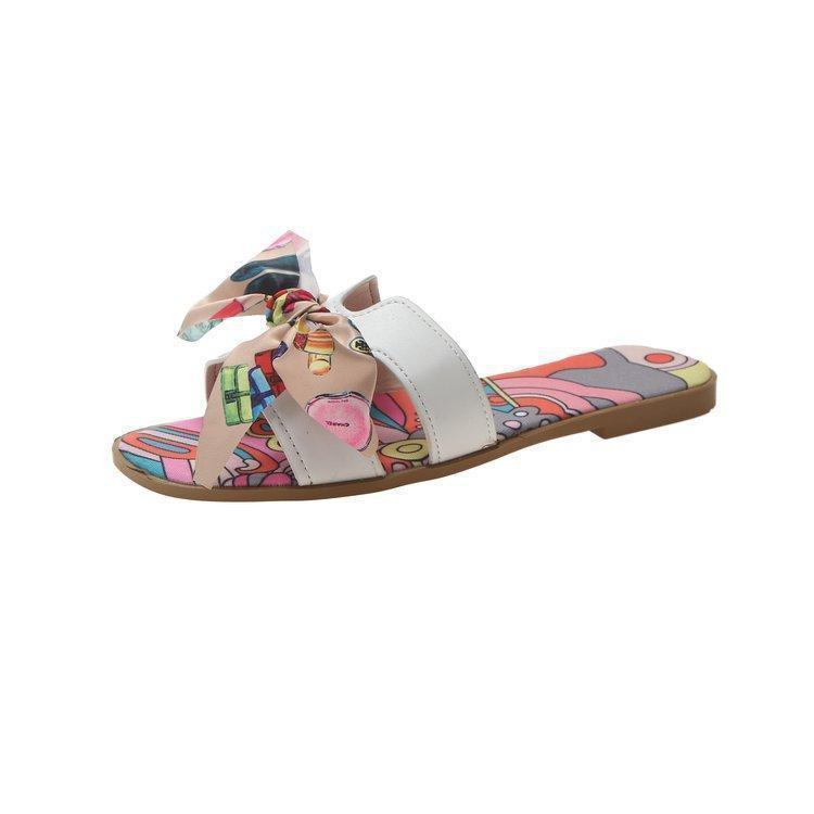 Sandals And Slippers Bow Flat H Slippers
