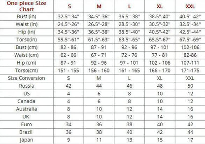 Long Sleeved Print One-Piece Swimwear