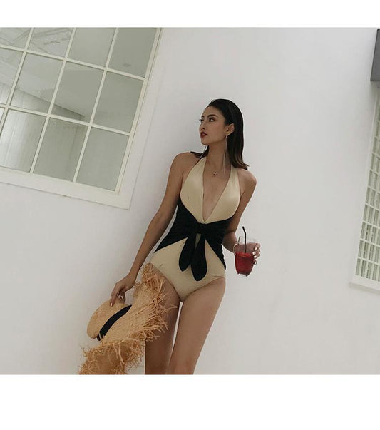 Ins Retro Siamese Sexy Bikini