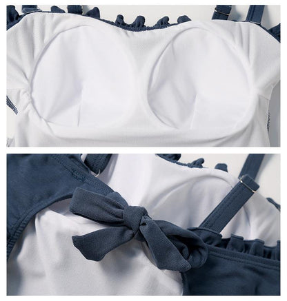 Ins Sexy Siamese Girl Ageing Swimsuit