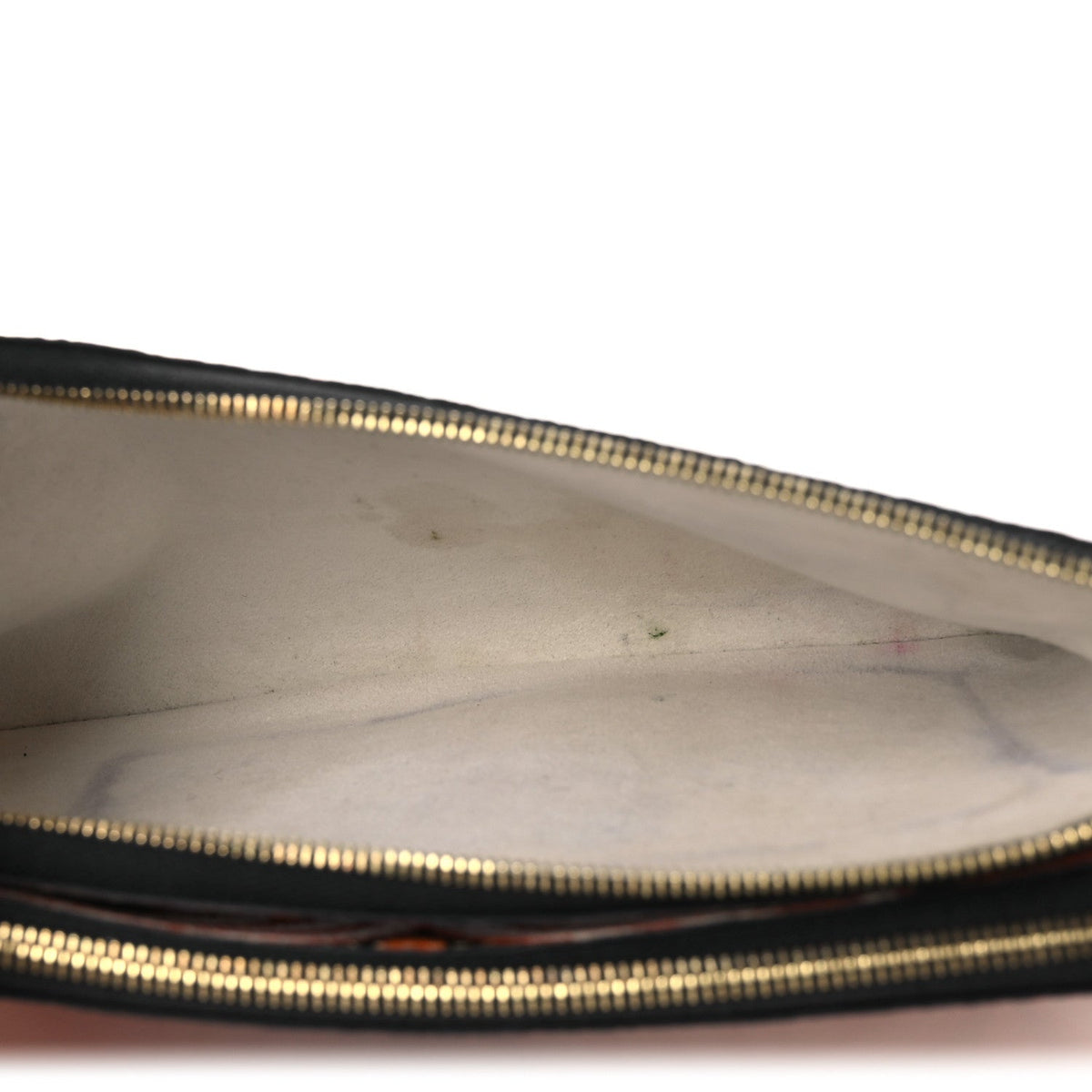 Monogram Giant Crafty Double Zip Pochette Creme Caramel