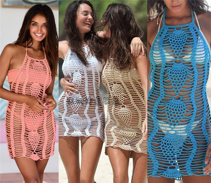 Hollow Sexy Beach Sun Blouse