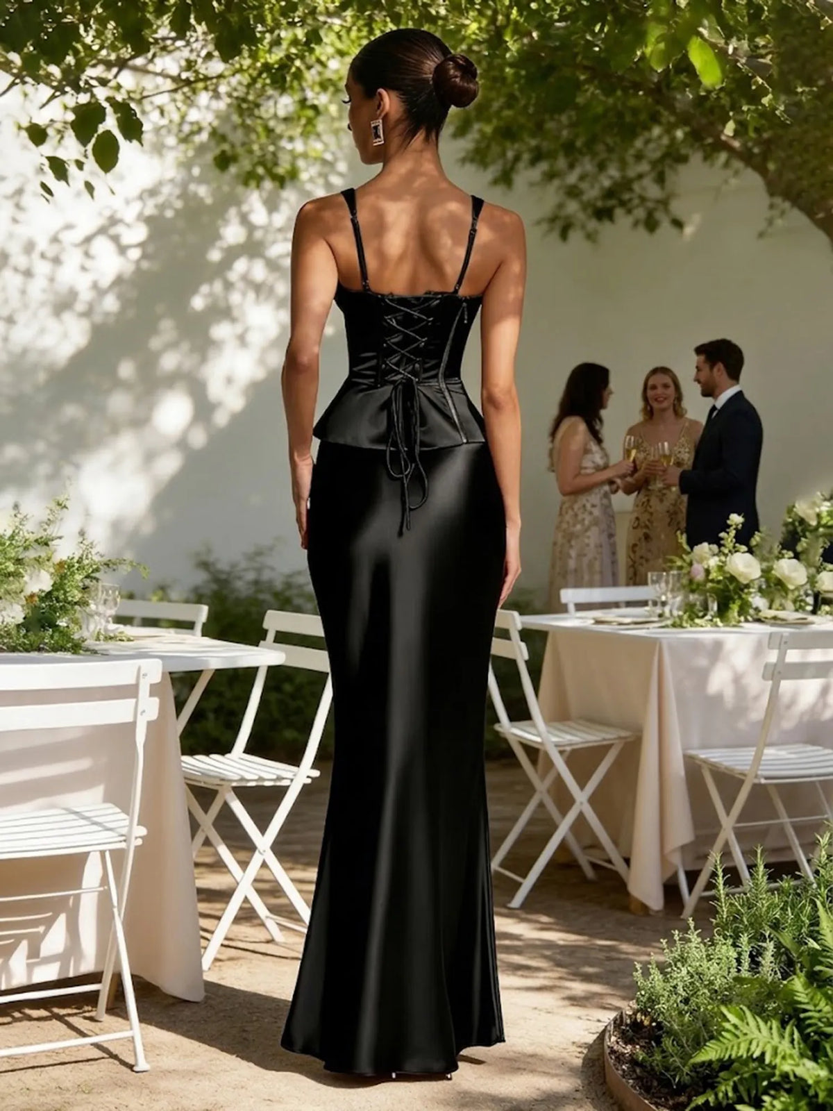 Kaia Ruched Corset Mermaid Maxi Skirt Set