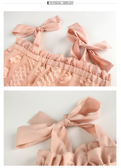 Suspender Summer Sexy Wrap Chest Loose Skirt