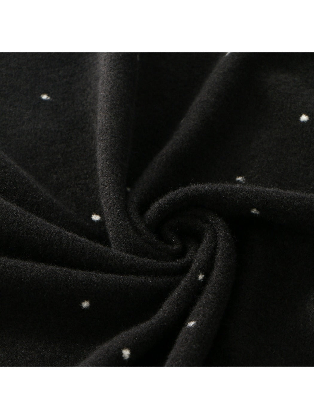 Sscarvii - Polka Dots Tassel Winter Scarf