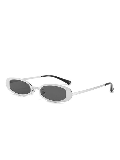 Mara Metal Oval-Framed Sunglasses