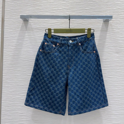 Gucci 2025 Logo Denim Set Cotton