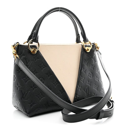 Empreinte V Tote BB Black Creme