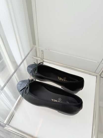 ballet flats black lambskin 566817