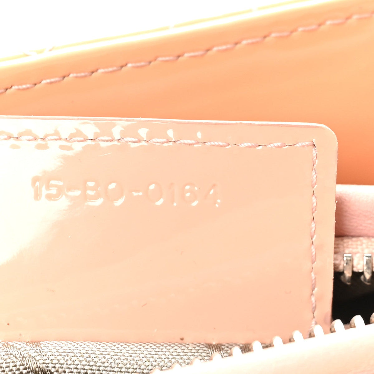 Patent Cannage Medium Lady Dior Rose Clair