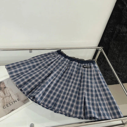 MIU SET PREPPY CHECKED BLAZER 265846