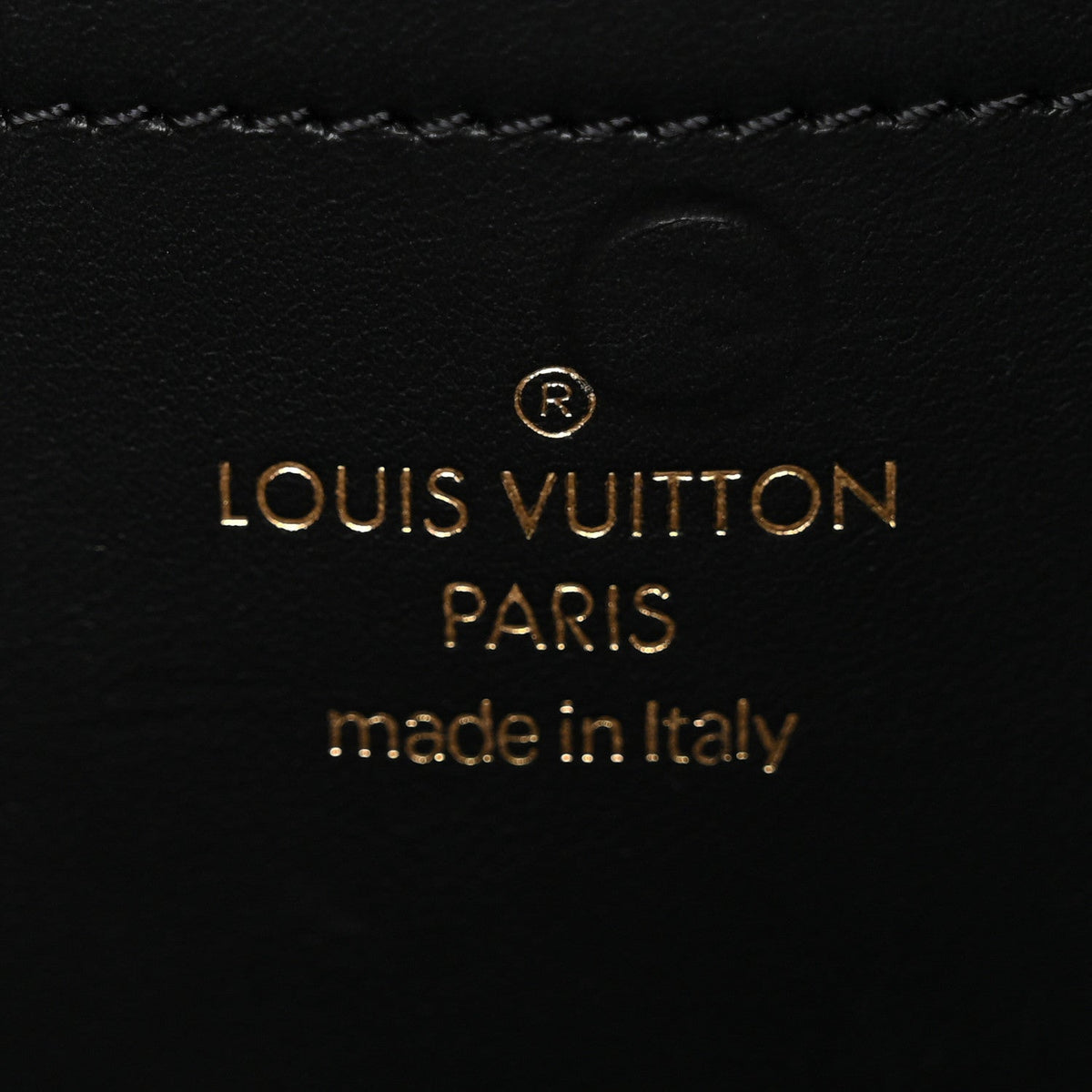 Calfskin Monogram Embossed Utility Crossbody Black
