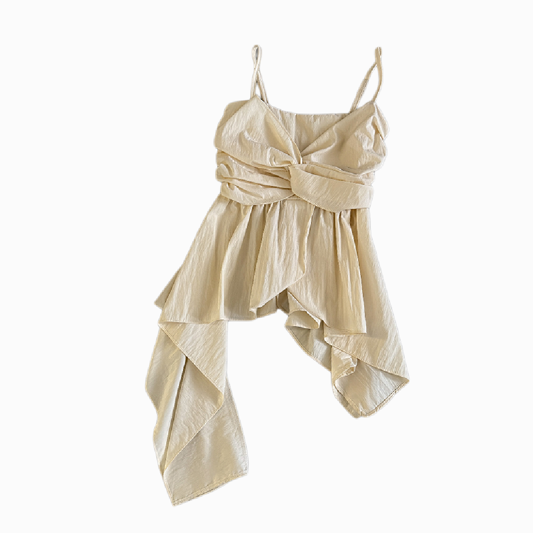 Vesty - Cross-design Tank With Adjustable Straps - Stylish &amp; Hot