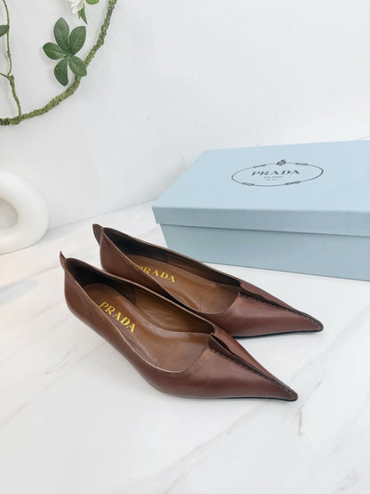 PRA 26SS Pump 55 Brown Cowhide 592416