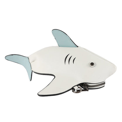 Creative Shark Design PU Shoulder Bag For Women